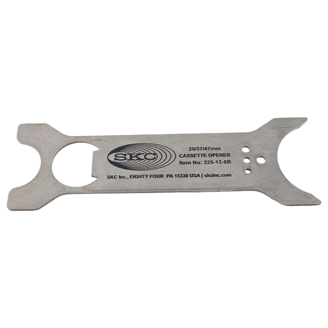 Cassette Opener, 25/37/47-mm, Stainless Steel
