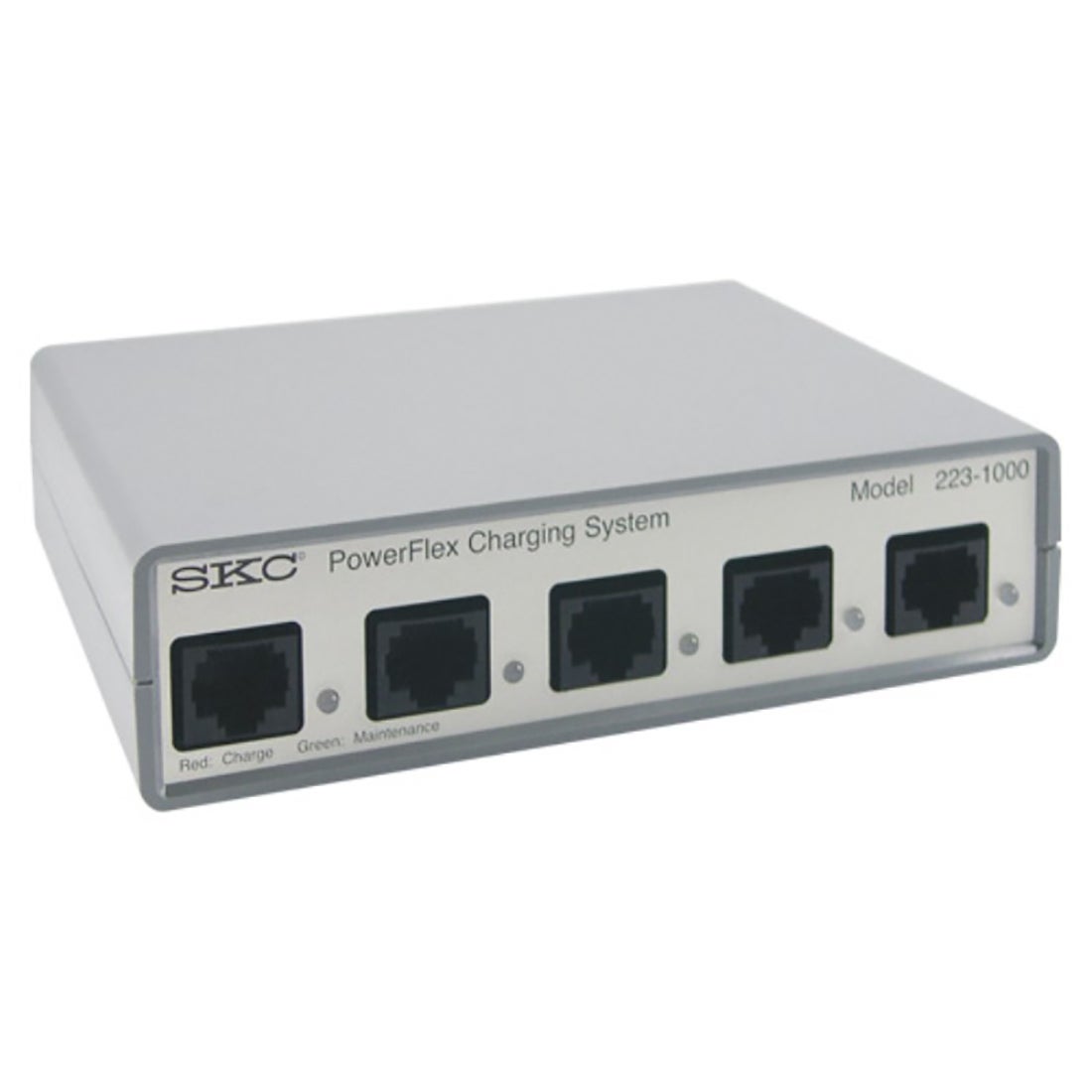 PowerFlex 5-station Battery Charger, 100-240 V, includes power supply and cord; requires pump specific cable