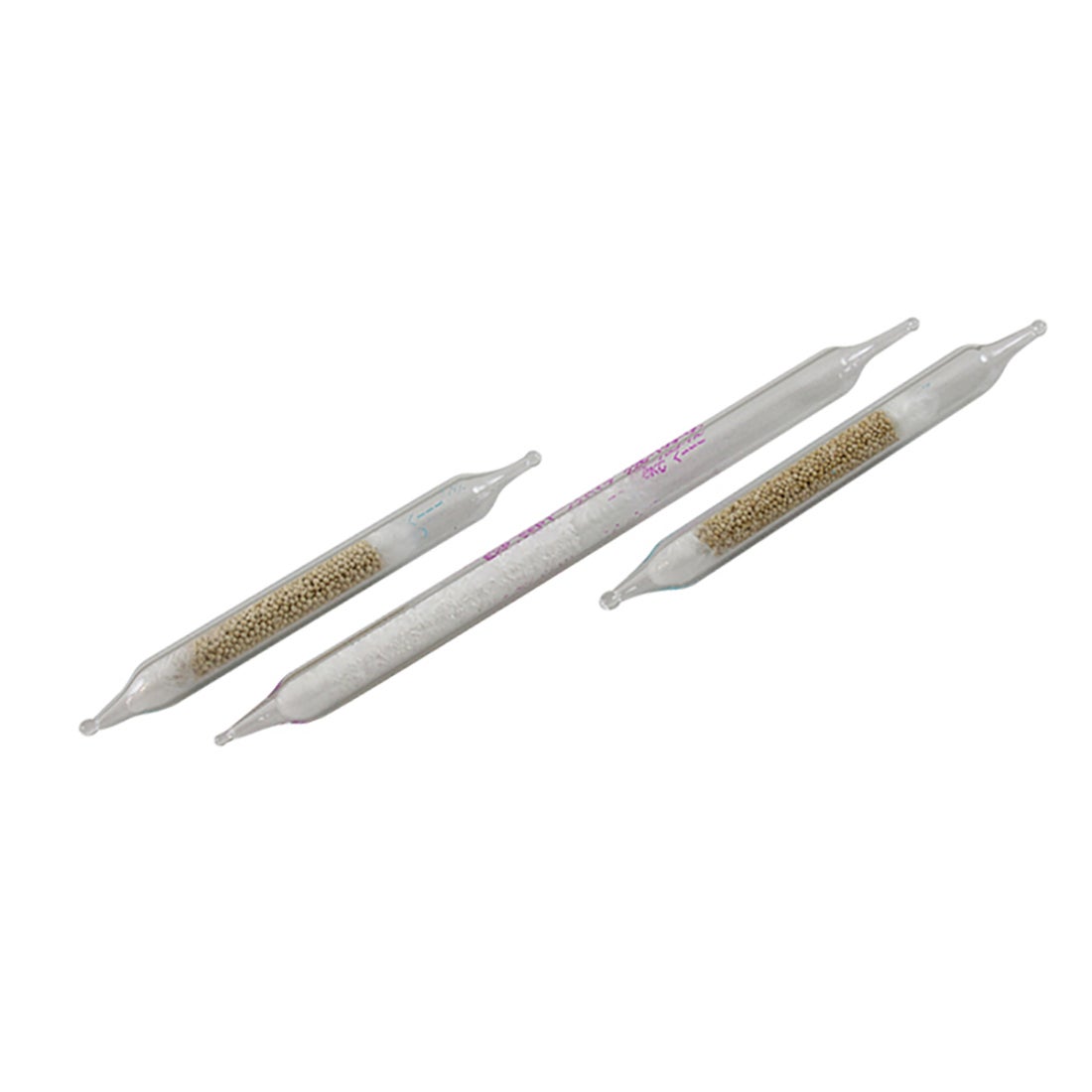 Sorbent Tube, Molecular Sieve, 3 Tubes, Tube A: 7 x 70-mm, Molecular Sieve treated w/Triethanolamine (TEA) 400 mg sorbent; Tube B: 7 x 110-mm, Treated Silica Gel (Oxidizer) 400 mg sorbent; Tube C: 7 x 70-mm, Molecular Sieve treated w/Triethanolamine (TEA)